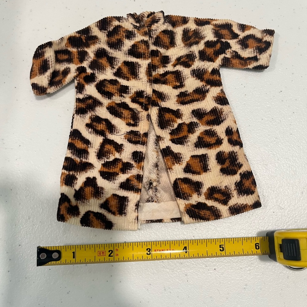 Vintage Barbie animal print jacket